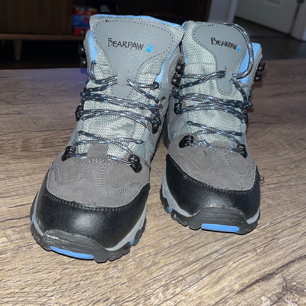 COPY - Grey and Blue Hiking Boots
